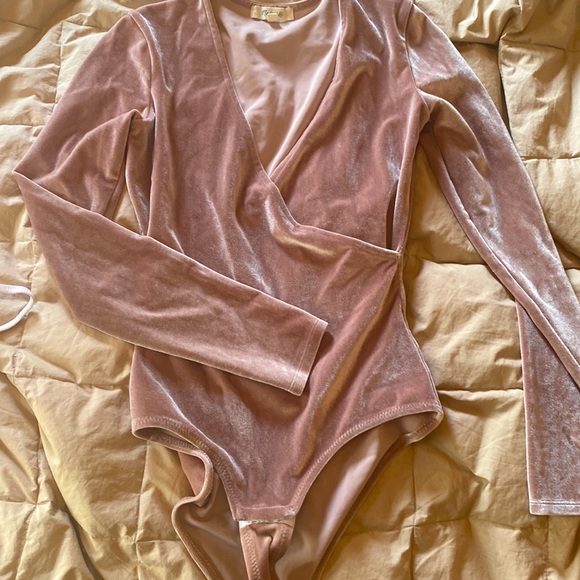 MADEWELL velvet body suit - Picture 1 of 1